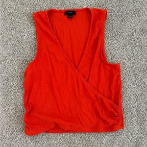 Jcrew crop top blouse
